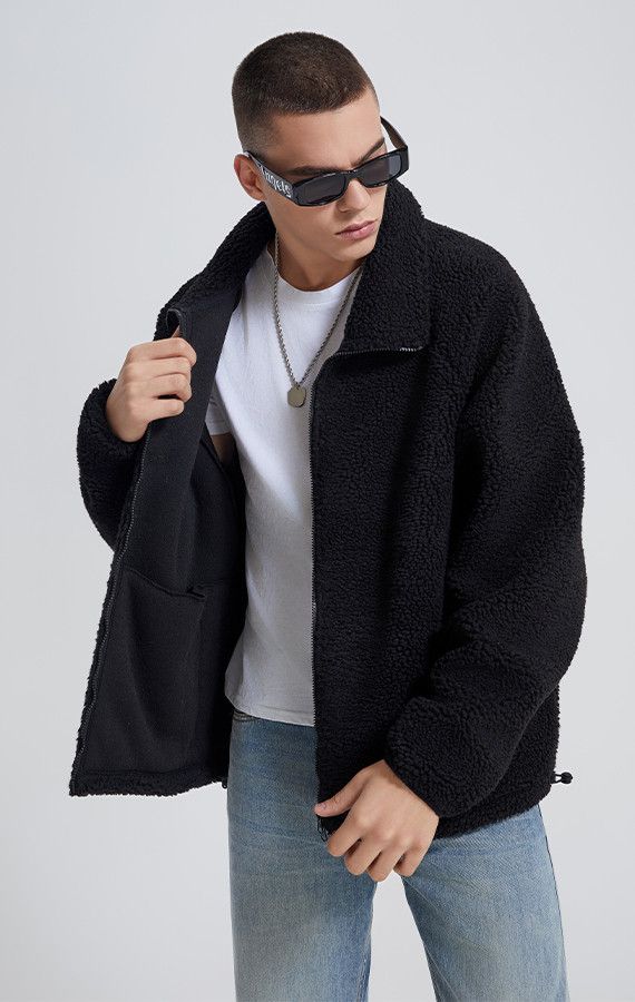 SHERPA FLEECE SWEATSHIRT