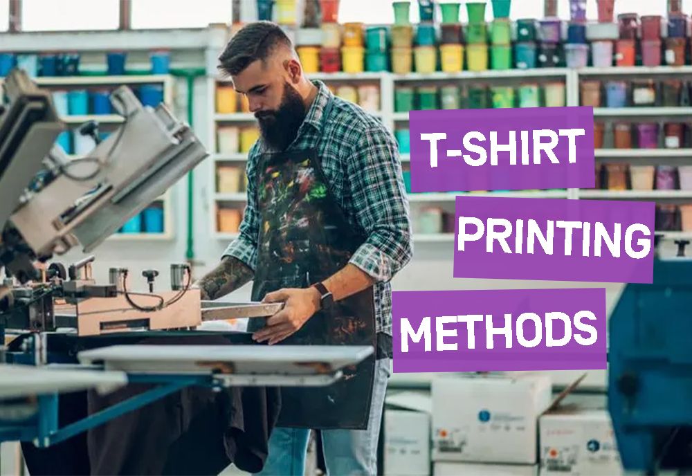 different printing methods for t-shirt