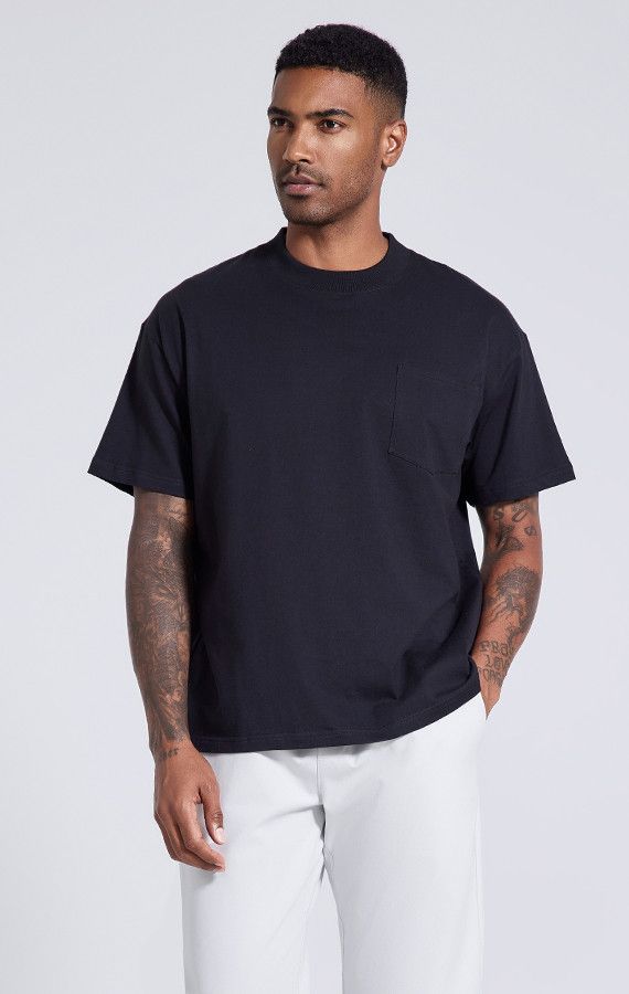 USA SIZE MEN'S T-SHIRT WITH POCKET