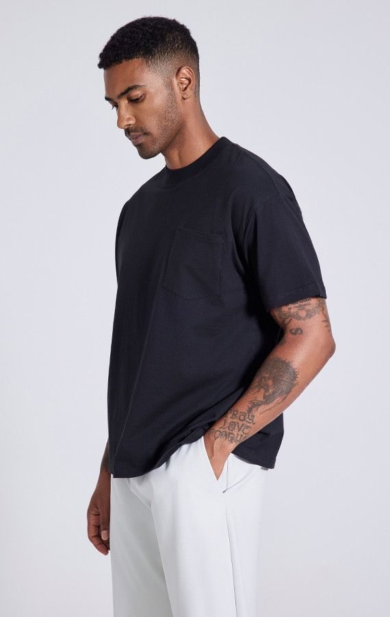 USA SIZE MEN'S T-SHIRT WITH POCKET