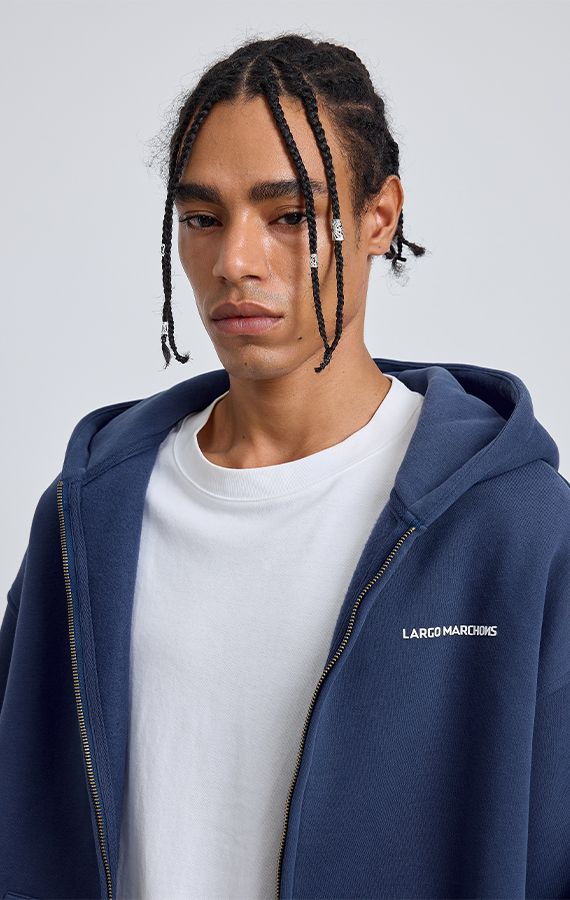 MEN'S ZIPPER HOODIE