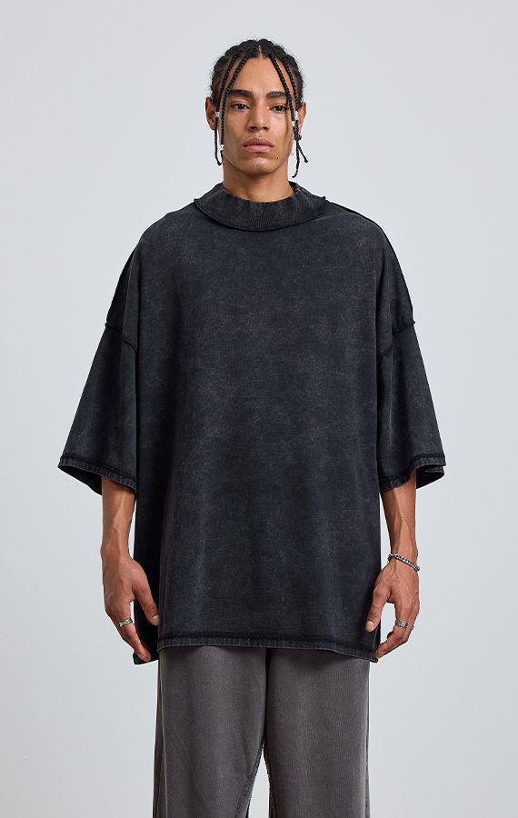 ACID WASH BOXY T-SHIRT