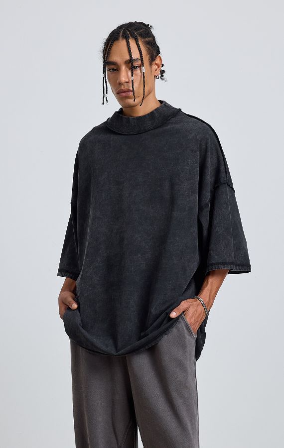 ACID WASH BOXY T-SHIRT