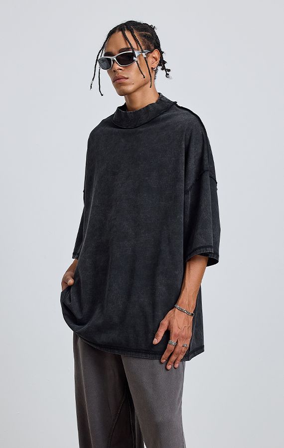 ACID WASH BOXY T-SHIRT