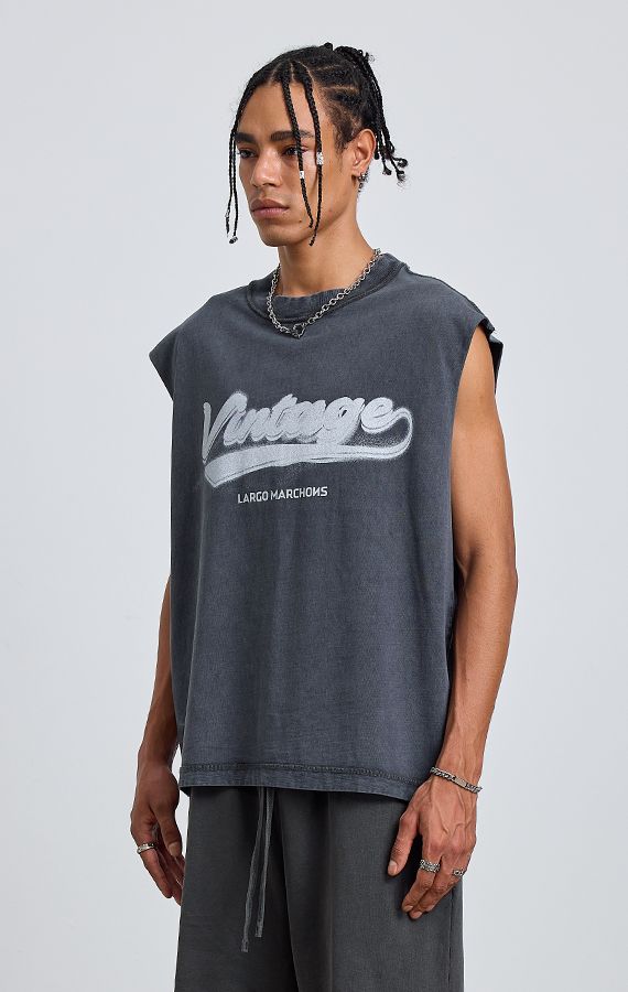 MEN'S SLEEVELESS T-SHIRT