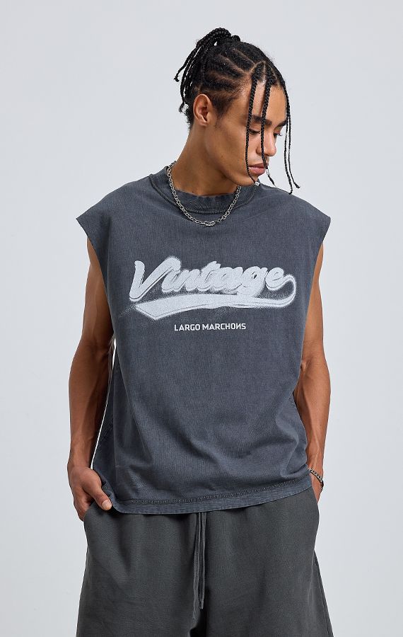 MEN'S SLEEVELESS T-SHIRT