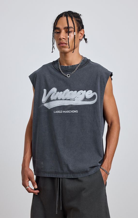 MEN'S SLEEVELESS T-SHIRT